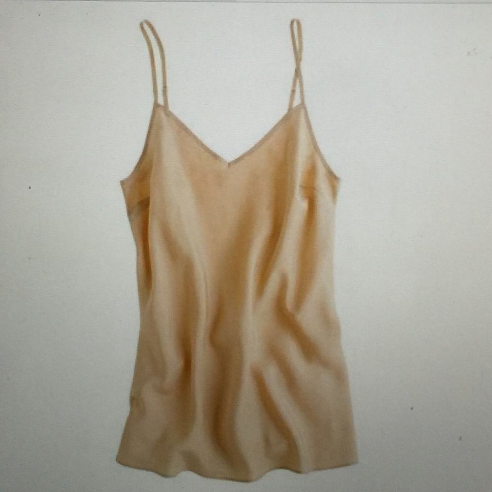 J Crew Nude Silk Camisole XS